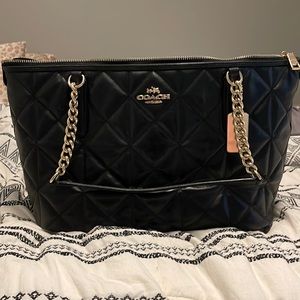 🖤 Quilted Coach Tote Bag 🖤